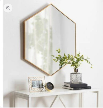 Mirror Style Hex Mirror