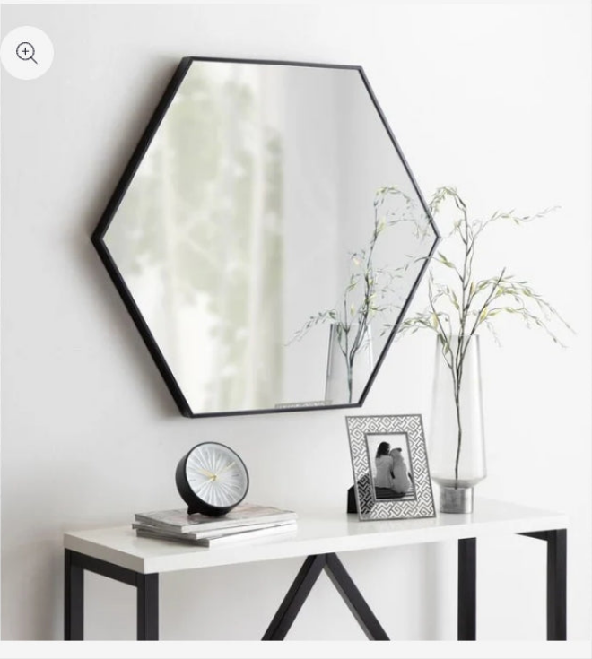 Mirror Style Hex Mirror