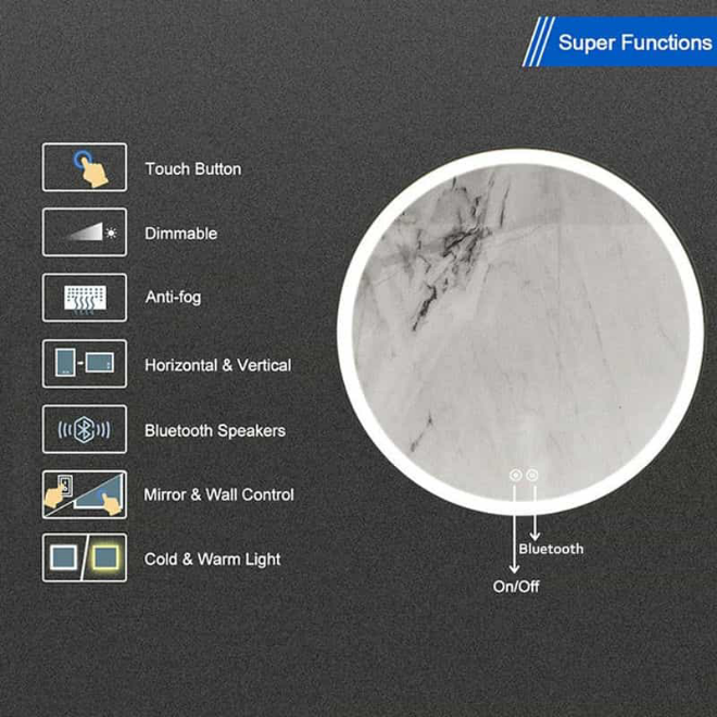 Smart Touch Led Mirror R-35