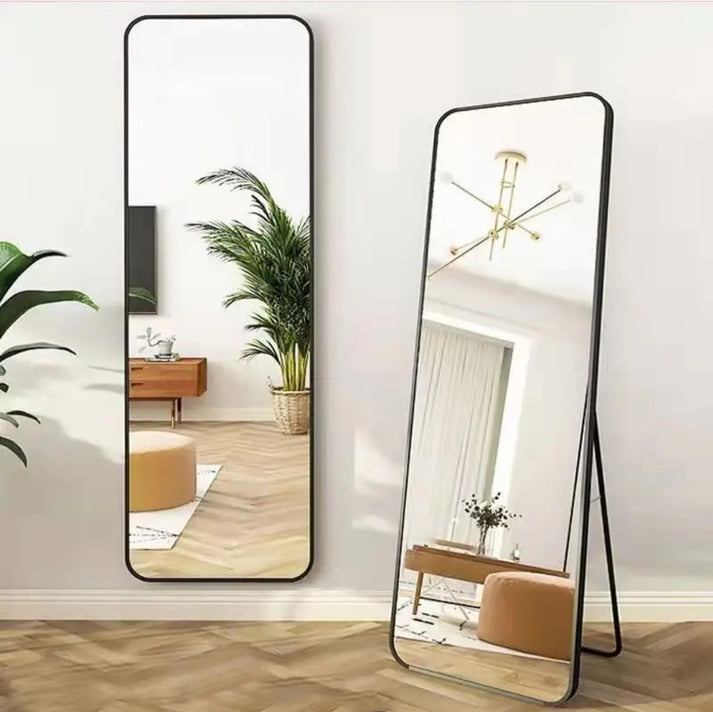 Stand Mirror With Iron Frame 08 |Without LED Lights