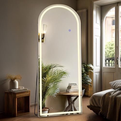 Touch Led Mirror  Full Length Mirror With (Back Stand.) | Standing Mirror For Living Room BSM-05