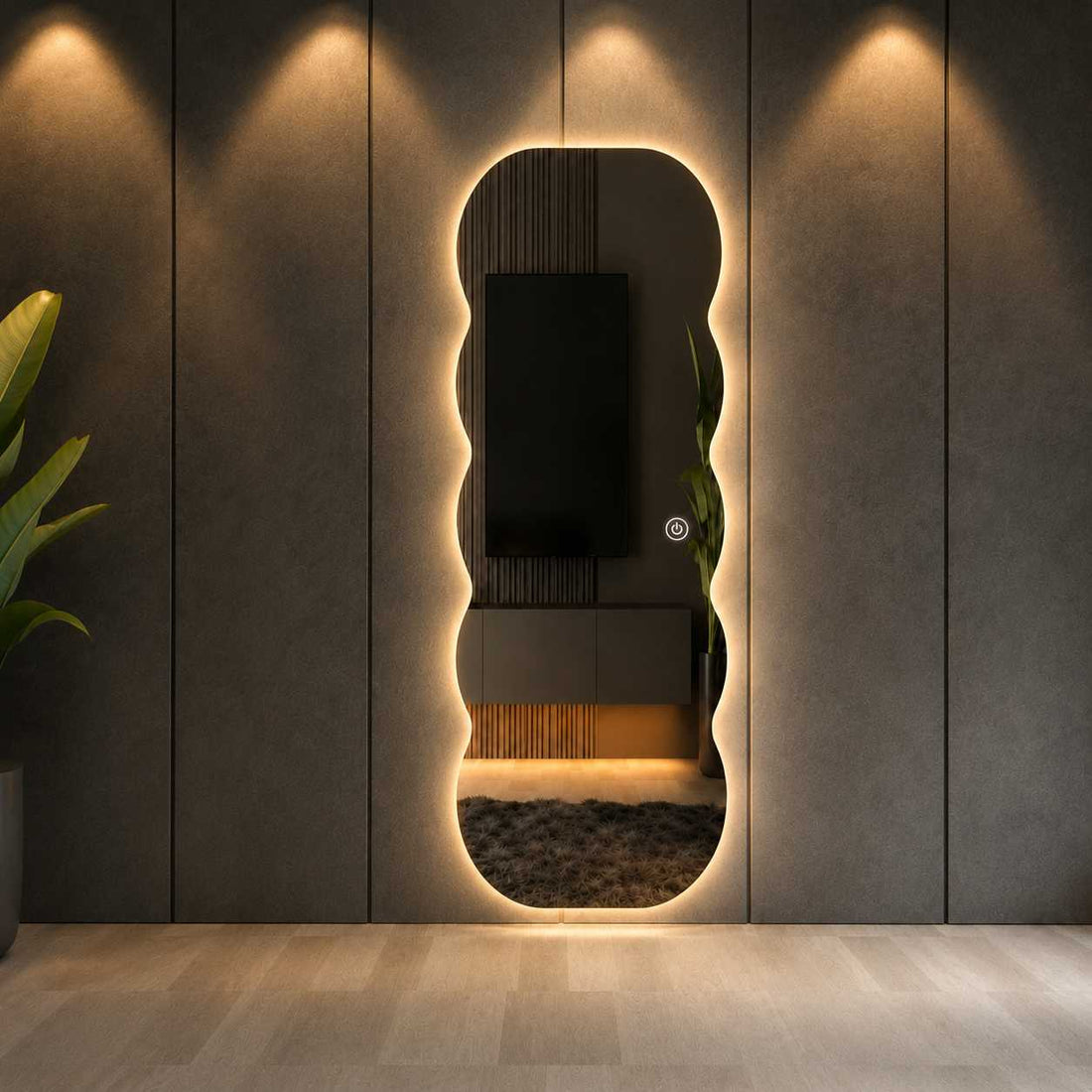 Full Length LED Mirror,Smart Touch Wall-Hanging Mirror FL-27