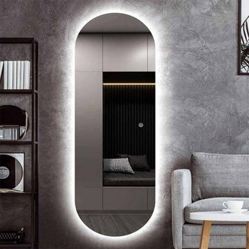 Full length LED mirror, Free Standing Floor mirror with lights, Standing LED mirror, Wall-mounted lighted mirror FL-10