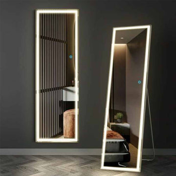 Touch Led Mirror  Full Length Mirror With (Back Stand.) | Standing Mirror For Living Room BSM-03