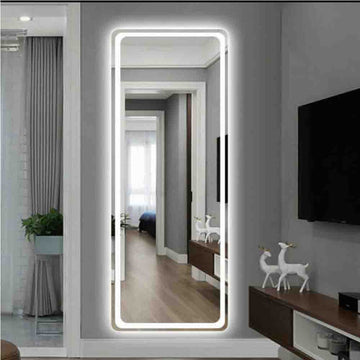 Full length LED mirror, Free Standing Floor mirror with lights, Standing LED mirror, Wall-mounted lighted mirror FL-20