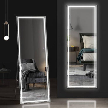 Touch Led Mirror  Full Length Mirror With (Back Stand.) | Standing Mirror For Living Room BSM-02