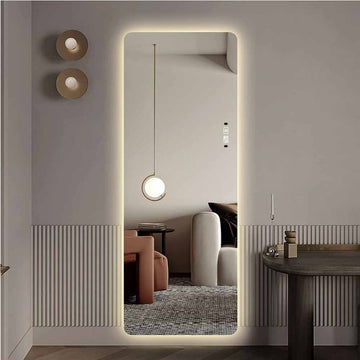 Full length LED mirror, Free Standing Floor mirror with lights, Standing LED mirror, Wall-mounted lighted mirror FL-14