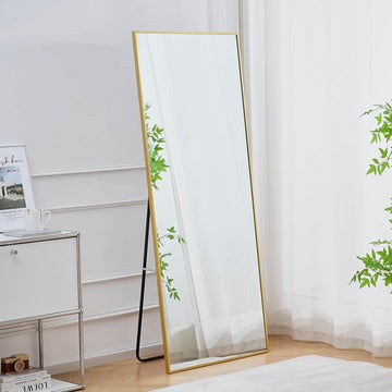 Stand Mirror With Iron Frame 070 |Without LED Lights