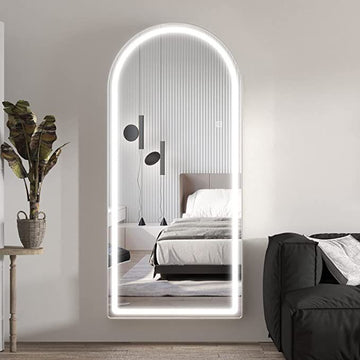 Full length LED mirror, Free Standing Floor mirror with lights, Standing LED mirror, Wall-mounted lighted mirror FL-18