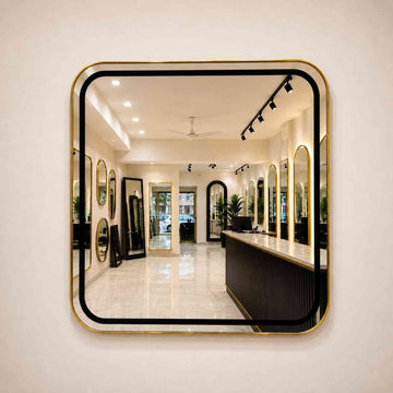 Modern Square Without Light Frame Mirror