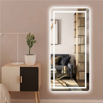 Full length LED mirror, Free Standing Floor mirror with lights, Standing LED mirror, Wall-mounted lighted mirror FL-11