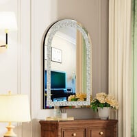 Mirror Style Crystal Arched Mirror