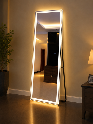 Touch Led Mirror  Full Length Mirror With (Back Stand.) | Standing Mirror For Living Room BSM-04