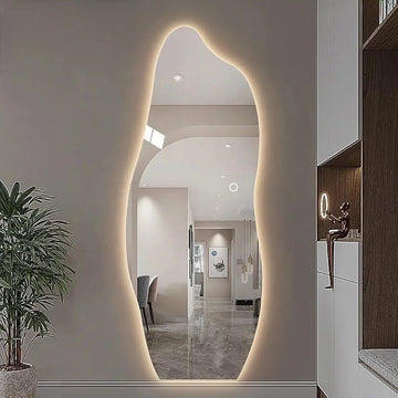 Full length LED mirror, Free Standing Floor mirror with lights, Standing LED mirror, Wall-mounted lighted mirror FL-19