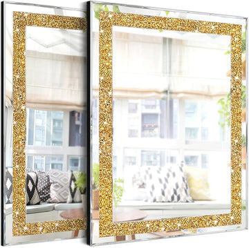 Mirror Style Square Crystal Mirror