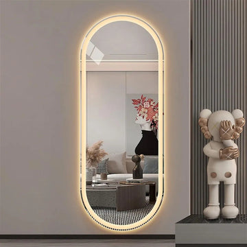Full length LED mirror, Free Standing Floor mirror with lights, Standing LED mirror, Wall-mounted lighted mirror FL-07