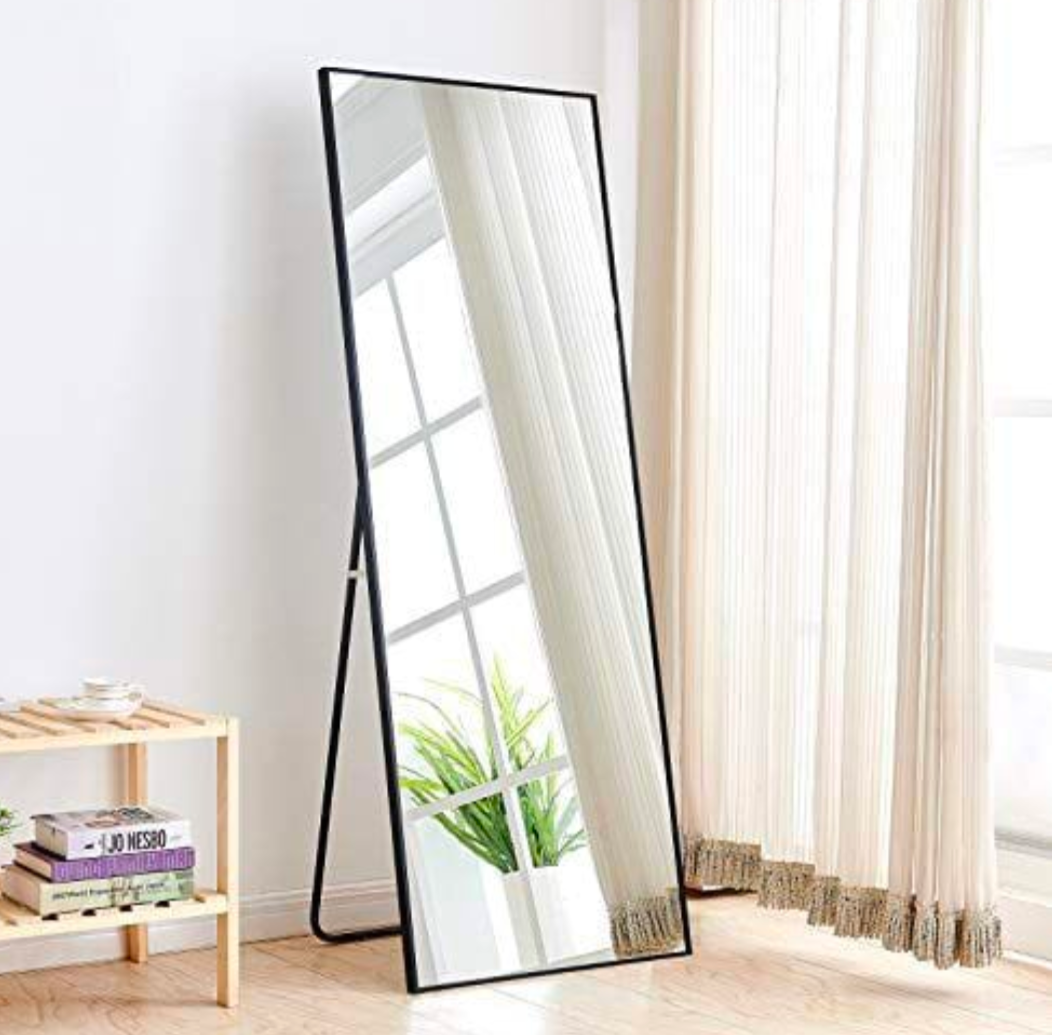 Stand Mirror With Iron Frame 070 |Without LED Lights